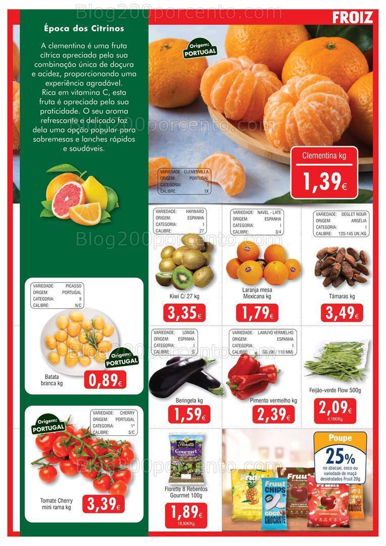 Antevisão Folheto FROIZ Promoções até 3 abril