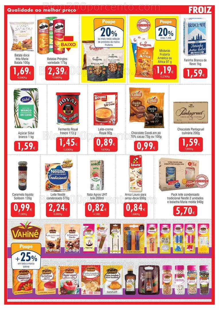 Antevisão Folheto FROIZ Promoções até 3 abril