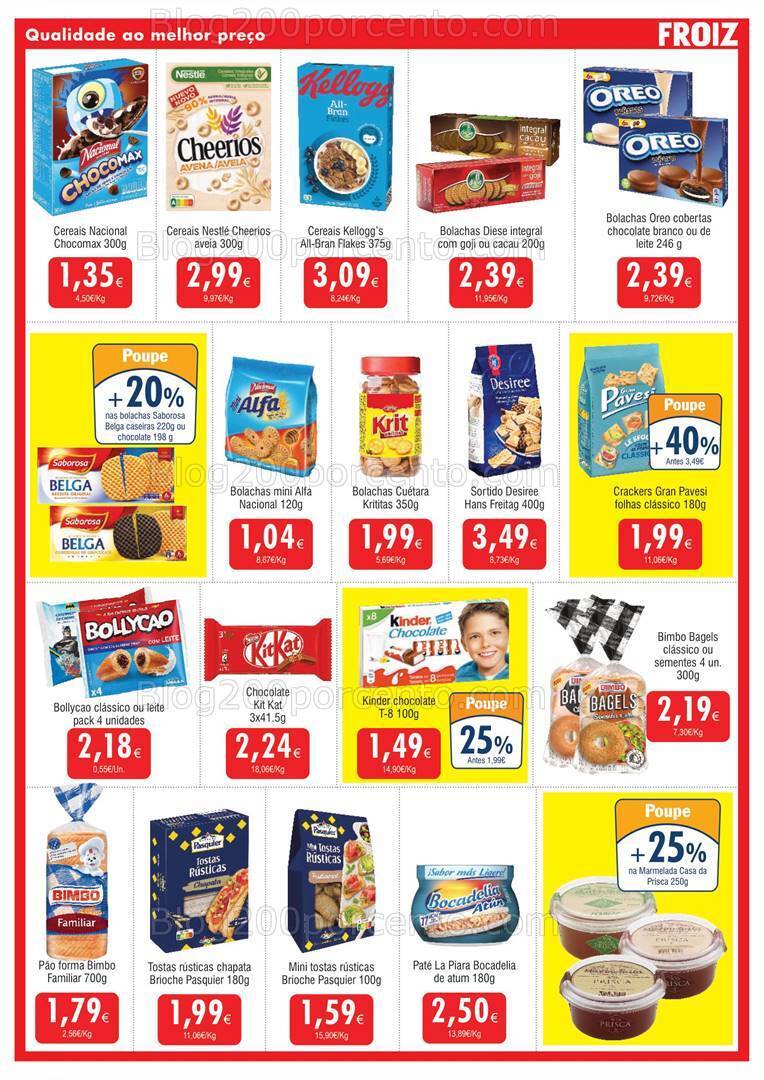 Antevisão Folheto FROIZ Promoções até 3 abril