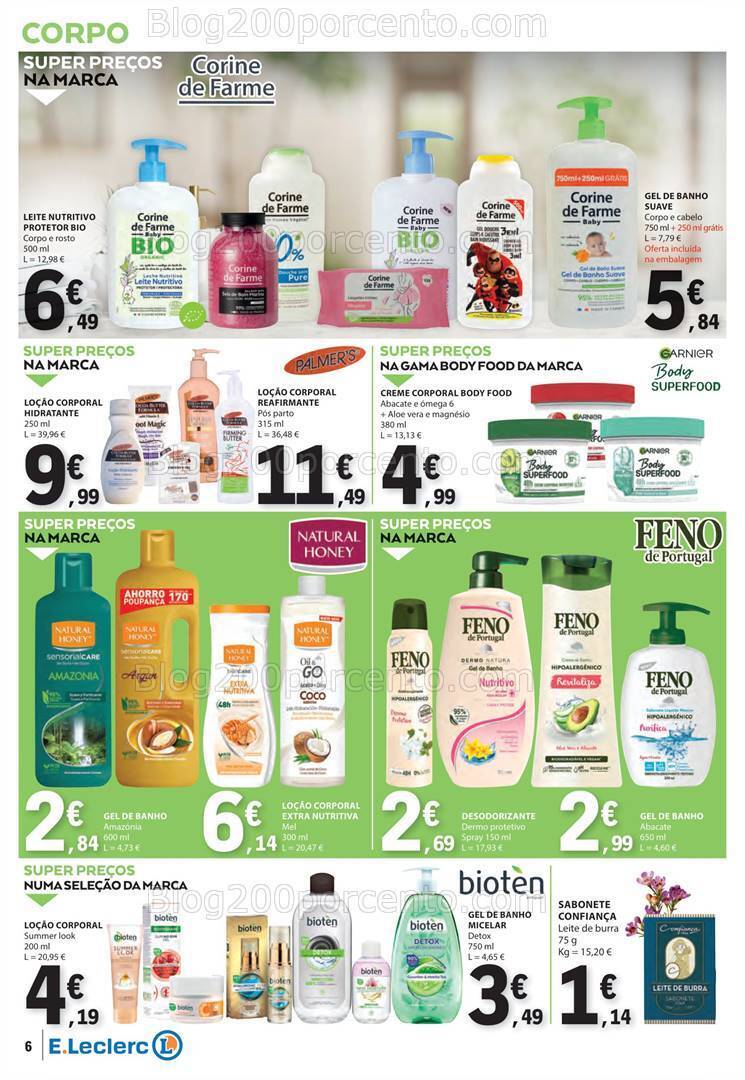 Antevisão Folheto E-LECLERC Beleza Promoções de 9 a 21 abril