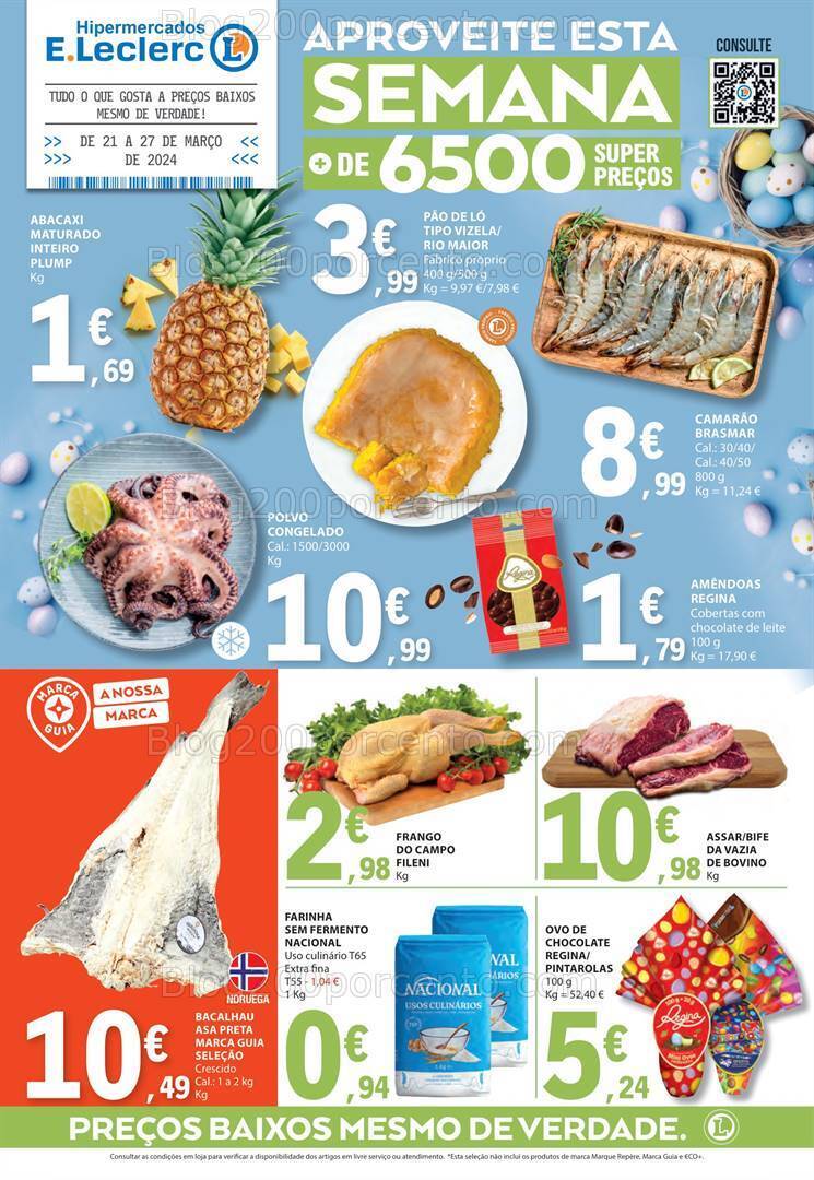 Antevisão Folheto E-LECLERC Promoções de 21 a 27 março
