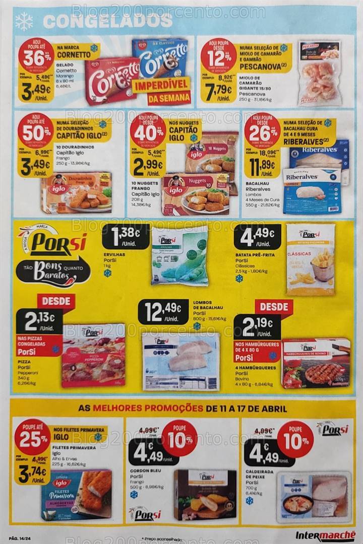 Antevisão Folheto INTERMARCHÉ Promoções de 11 a 17 abril