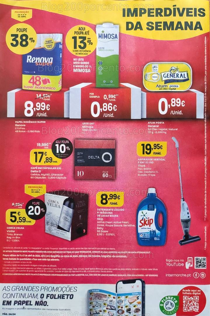 Antevisão Folheto INTERMARCHÉ Promoções de 11 a 17 abril