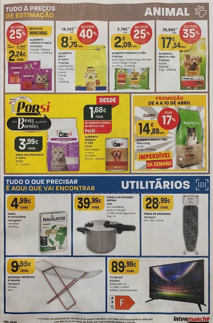 Antevisão Folheto INTERMARCHÉ Super Promoções de 4 a 10 abril