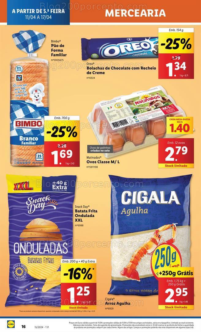 Antevisão Folheto LIDL Promoções de 11 a 17 abril