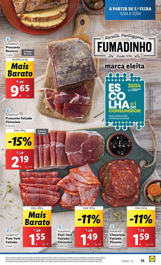 Antevisão Folheto LIDL Promoções de 11 a 17 abril