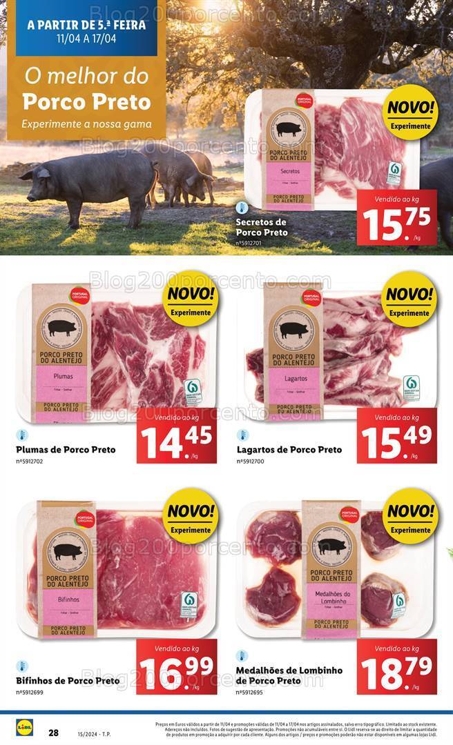 Antevisão Folheto LIDL Promoções de 11 a 17 abril