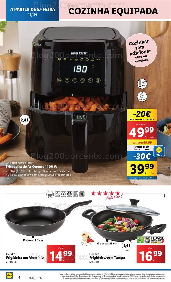 Antevisão Folheto LIDL Bazar Promoções de 11 a 17 abril