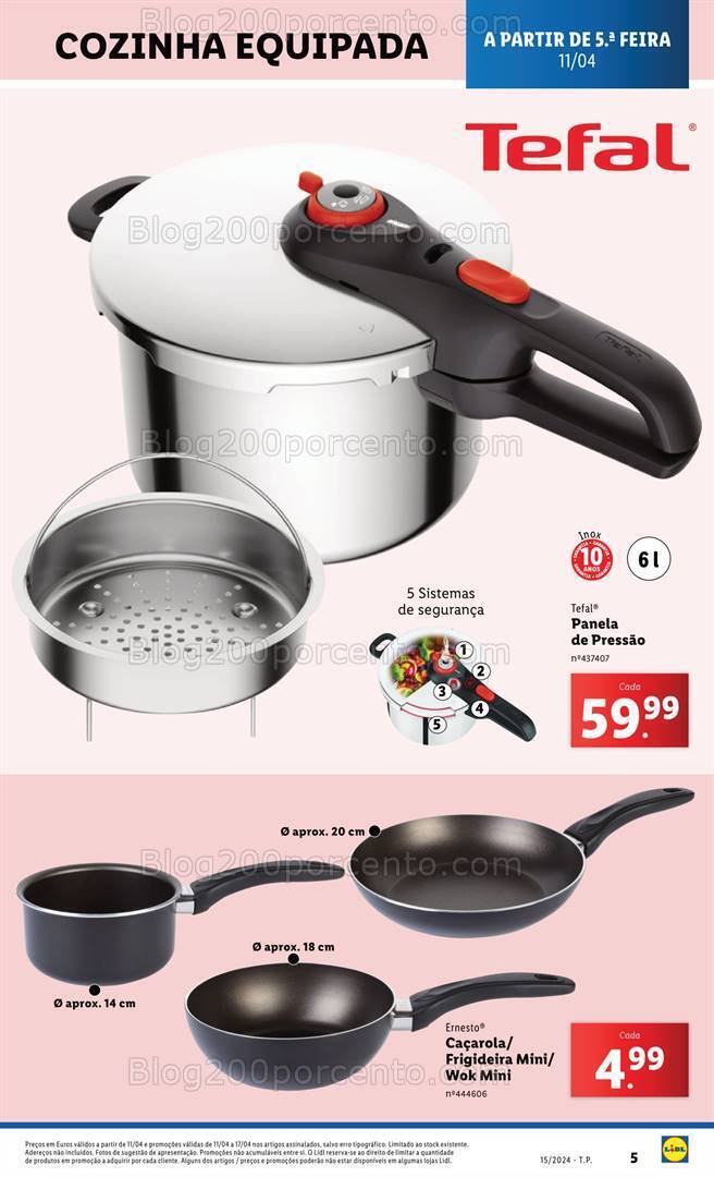 Antevisão Folheto LIDL Bazar Promoções de 11 a 17 abril