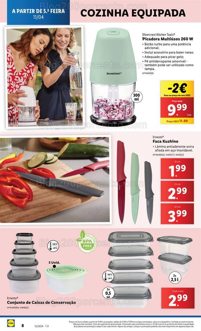 Antevisão Folheto LIDL Bazar Promoções de 11 a 17 abril