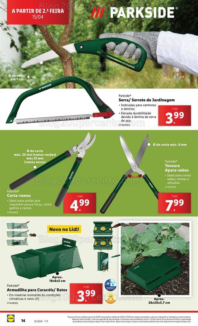 Antevisão Folheto LIDL Bazar Promoções de 11 a 17 abril