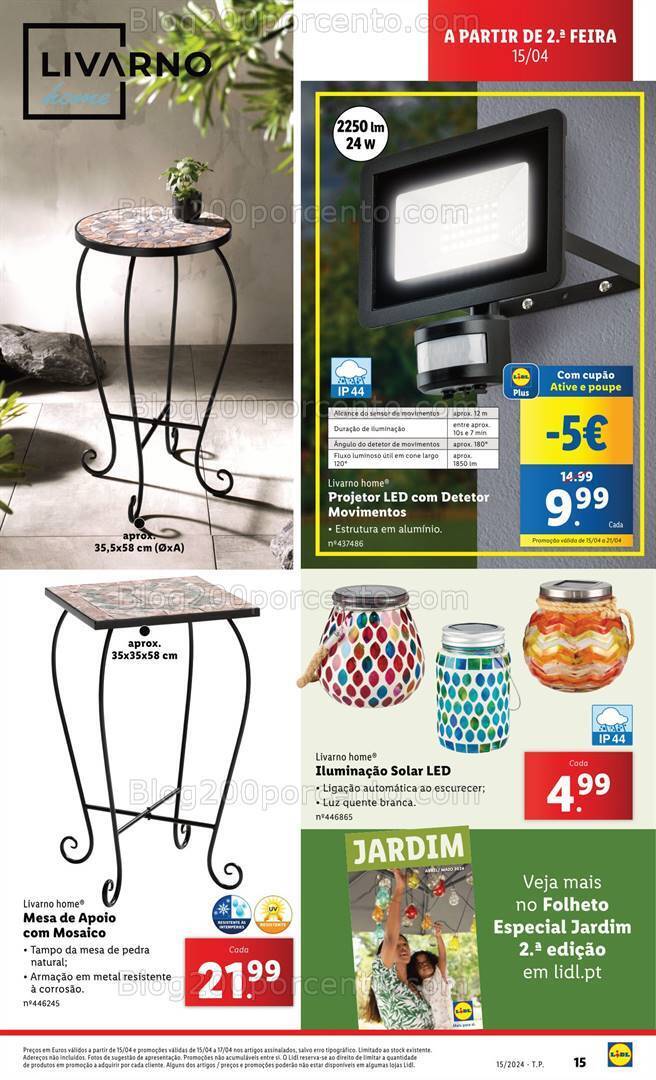 Antevisão Folheto LIDL Bazar Promoções de 11 a 17 abril