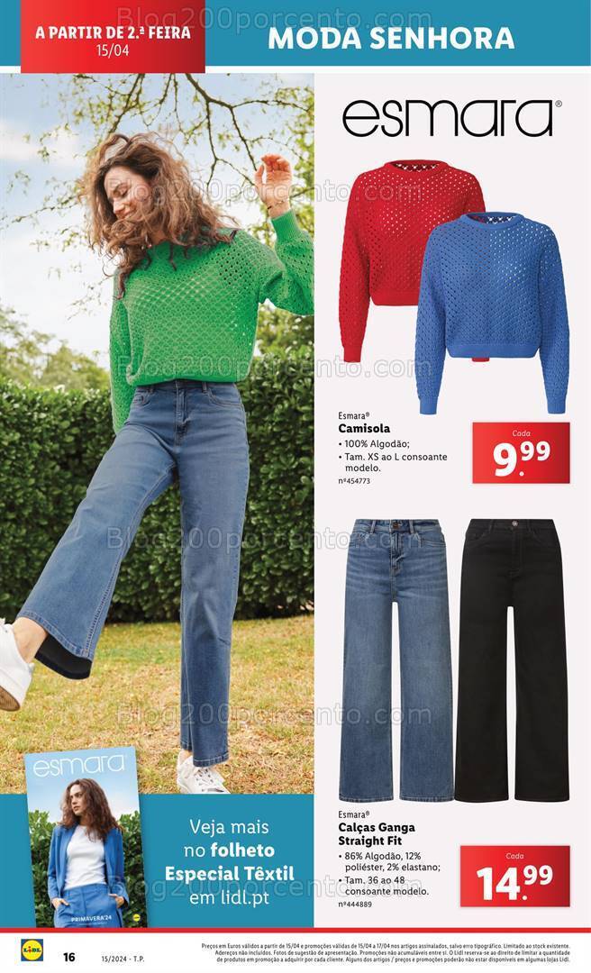 Antevisão Folheto LIDL Bazar Promoções de 11 a 17 abril