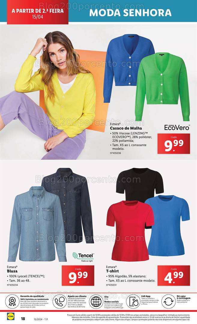 Antevisão Folheto LIDL Bazar Promoções de 11 a 17 abril