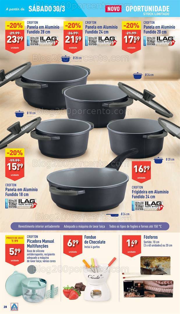 Antevisão Folheto ALDI Bazar Promoções a partir de 30 março