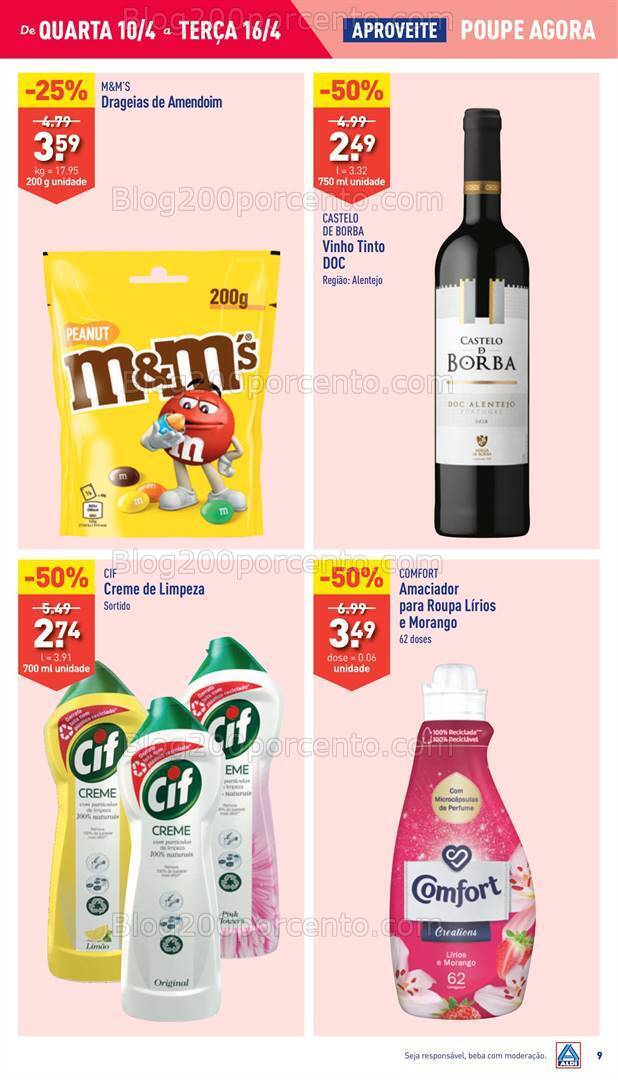 Antevisão Folheto ALDI Promoções de 10 a 16 abril