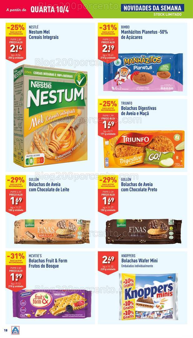 Antevisão Folheto ALDI Promoções de 10 a 16 abril