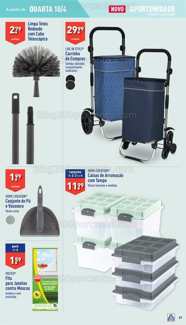 Antevisão Folheto ALDI Promoções de 10 a 16 abril