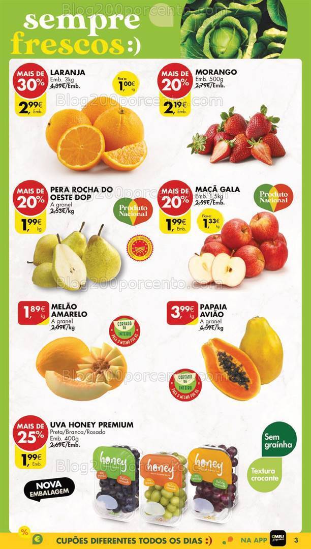 Antevisão Folheto PINGO DOCE Lojas Grandes Promoções de 19 a 25 março