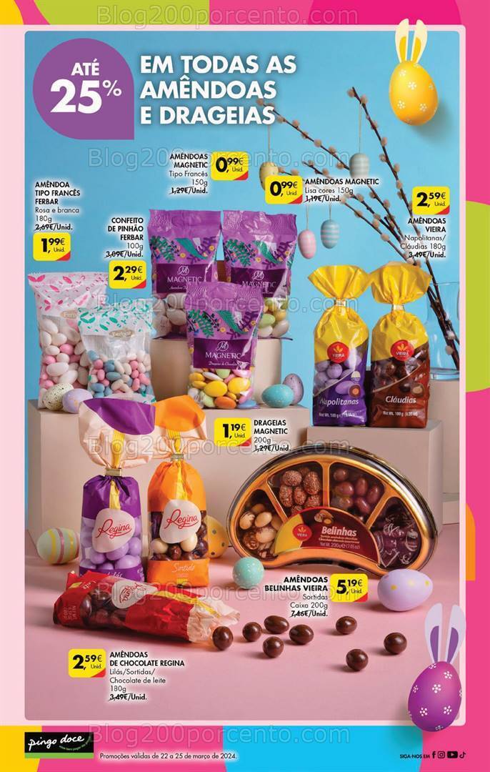 Antevisão Folheto PINGO DOCE Promoções Fim de Semana - 22 a 25 março