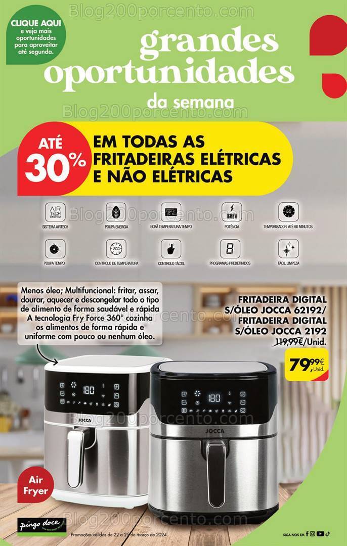 Antevisão Folheto PINGO DOCE Bazar Fim de Semana Promoções de 22 a 25 março