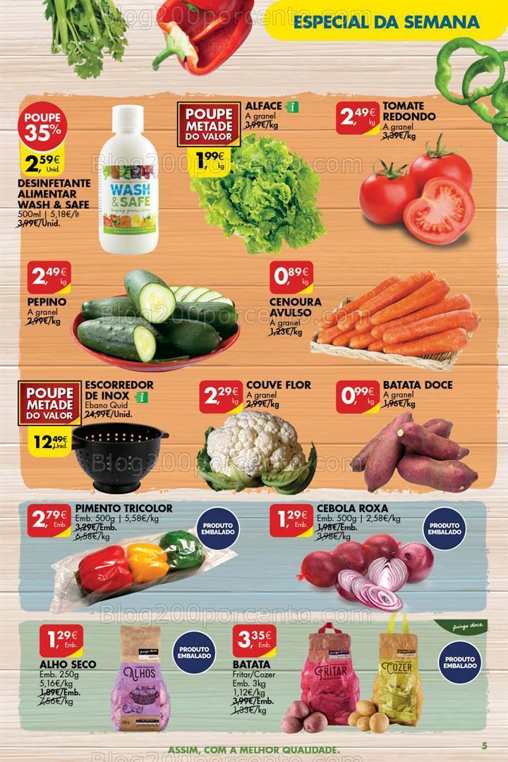 Antevisão Folheto PINGO DOCE Promoções de 4 a 10 abril