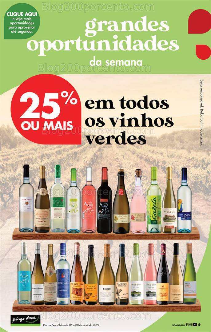 Antevisão Folheto PINGO DOCE Promoções de 5 a 8 abril
