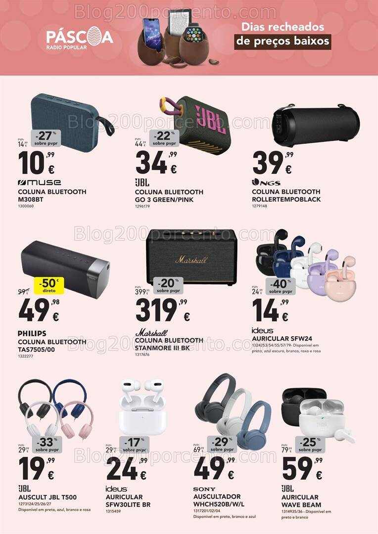 Antevisão Folheto RADIO POPULAR Promoções até 31 março