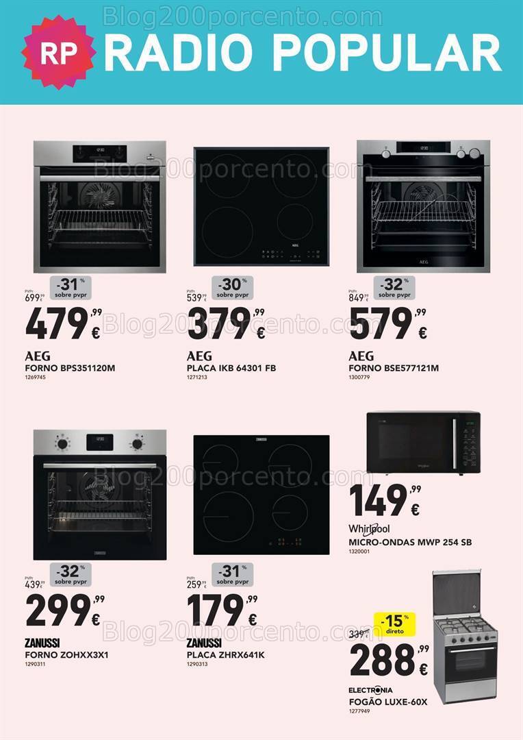 Antevisão Folheto RADIO POPULAR Promoções até 31 março