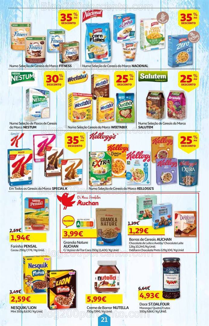 Antevisão Folheto AUCHAN Promoções de 1 a 17 abril