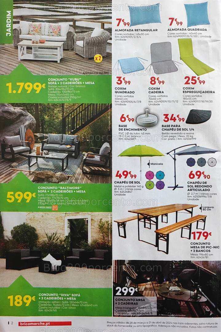 Antevisão Folheto BRICOMARCHÉ Promoções de 28 março a 21 abril