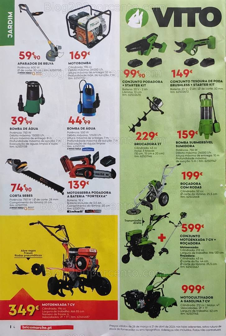Antevisão Folheto BRICOMARCHÉ Promoções de 28 março a 21 abril