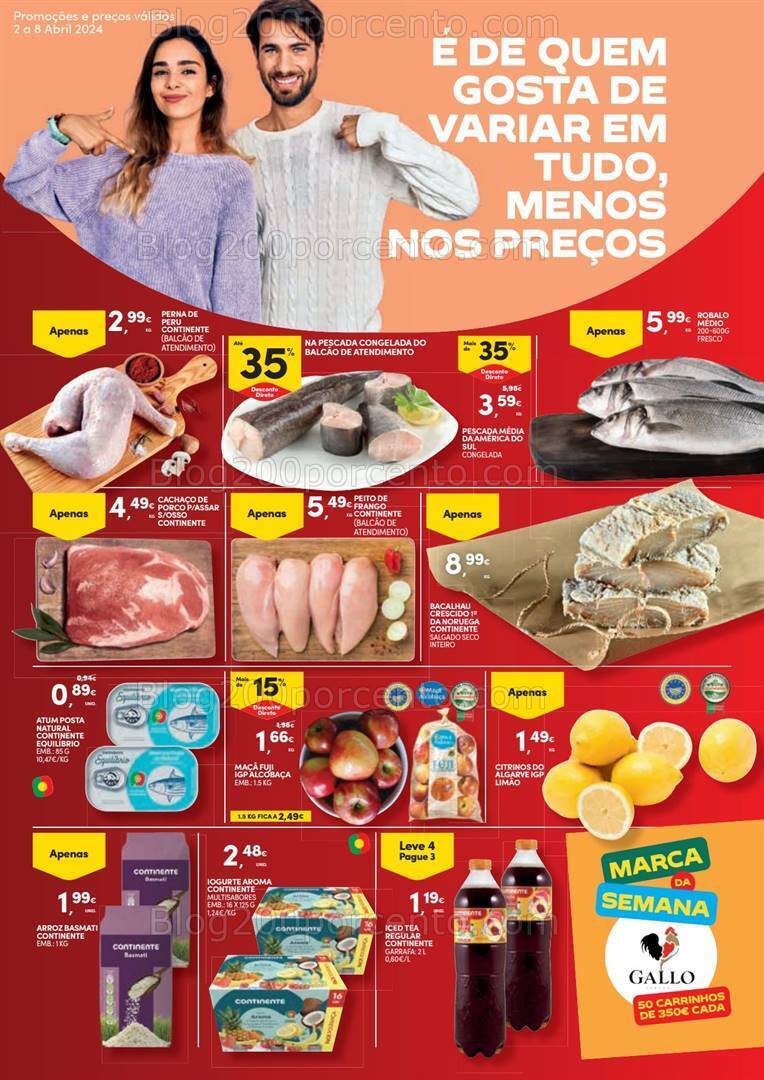 Antevisão Folheto CONTINENTE Promoções de 2 a 8 abril