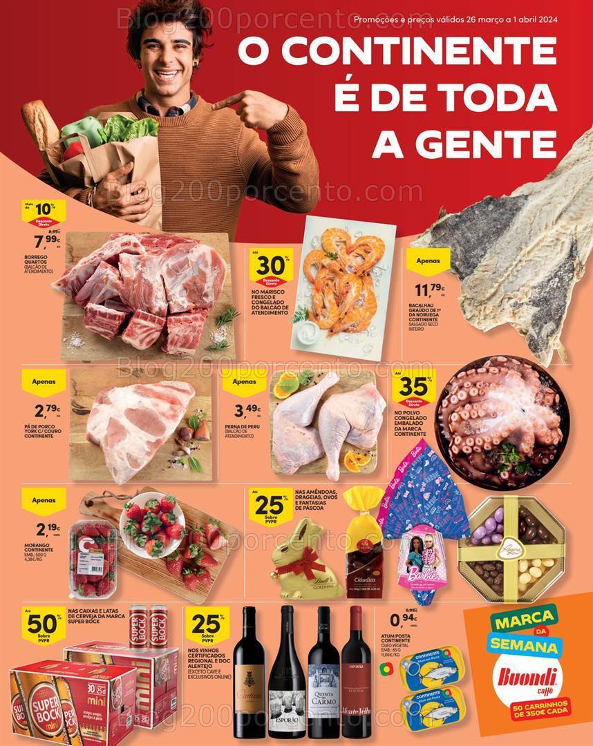 Antevisão Folheto CONTINENTE Madeira Promoções de 26 março a 1 abril