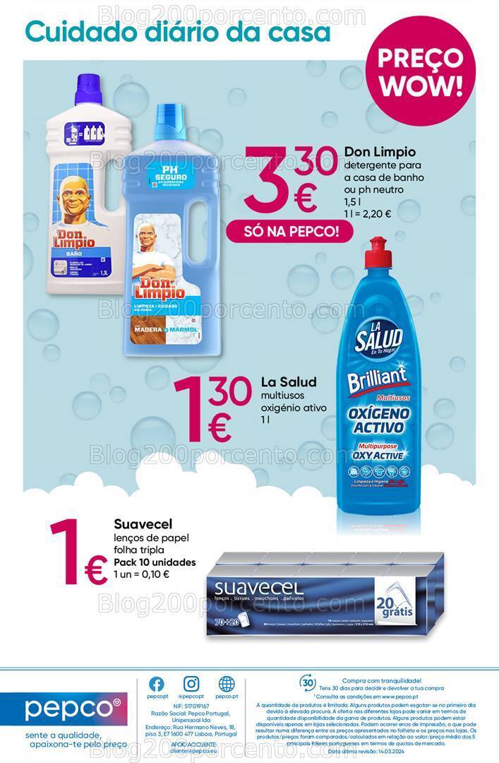 Antevisão Folheto PEPCO Promoções de 4 a 17 abril