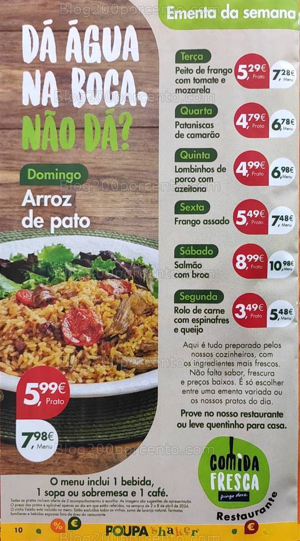 Antevisão Folheto PINGO DOCE Promoções de 2 a 8 abril