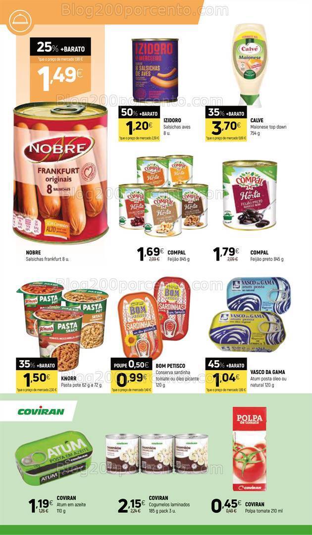 Antevisão Folheto COVIRAN Promoções de 9 a 21 abril