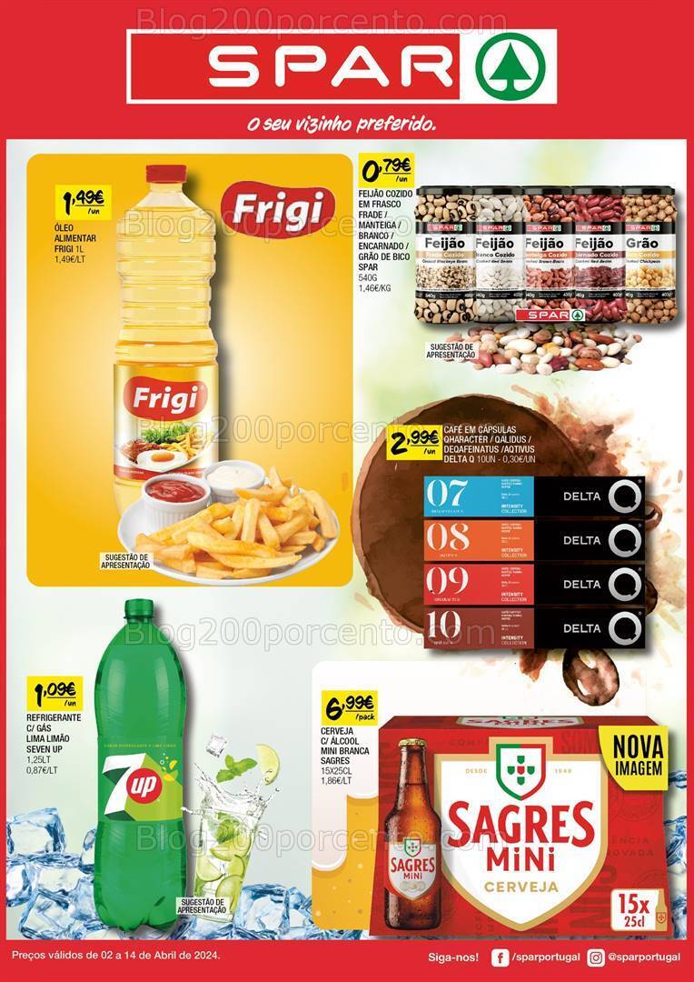 Antevisão Folheto SPAR Promoções de 2 a 14 abril