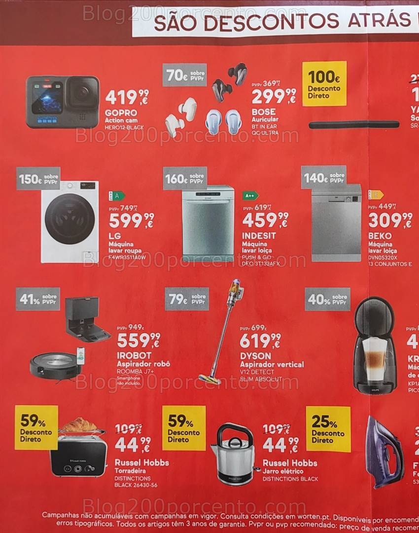 Antevisão Folheto WORTEN Promoções Fim de Semana - 12 a 15 abril