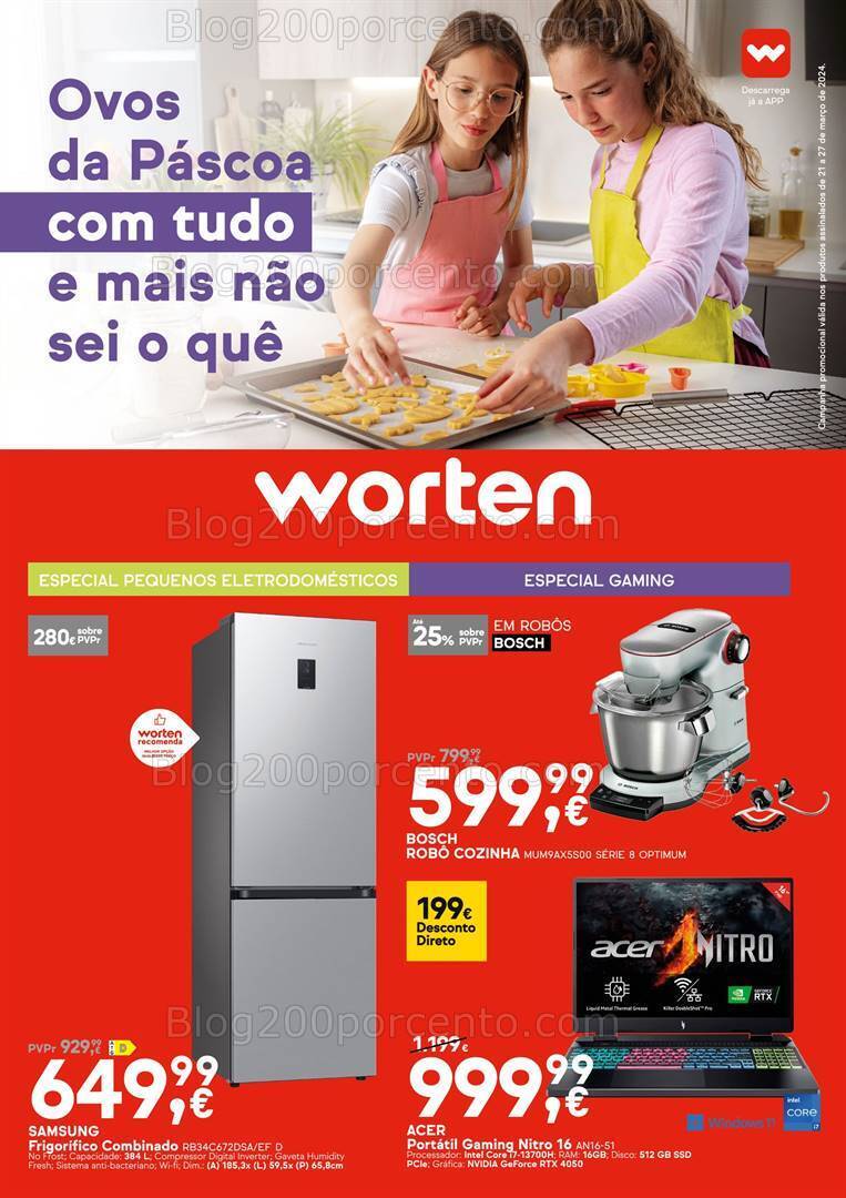 Antevisão Folheto WORTEN Promoções de 21 a 27 março