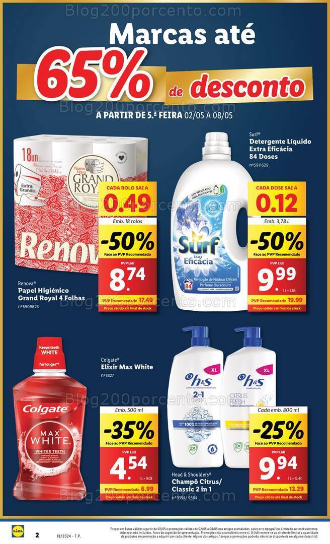 Antevisão Folheto LIDL Promoções de 2 a 8 maio