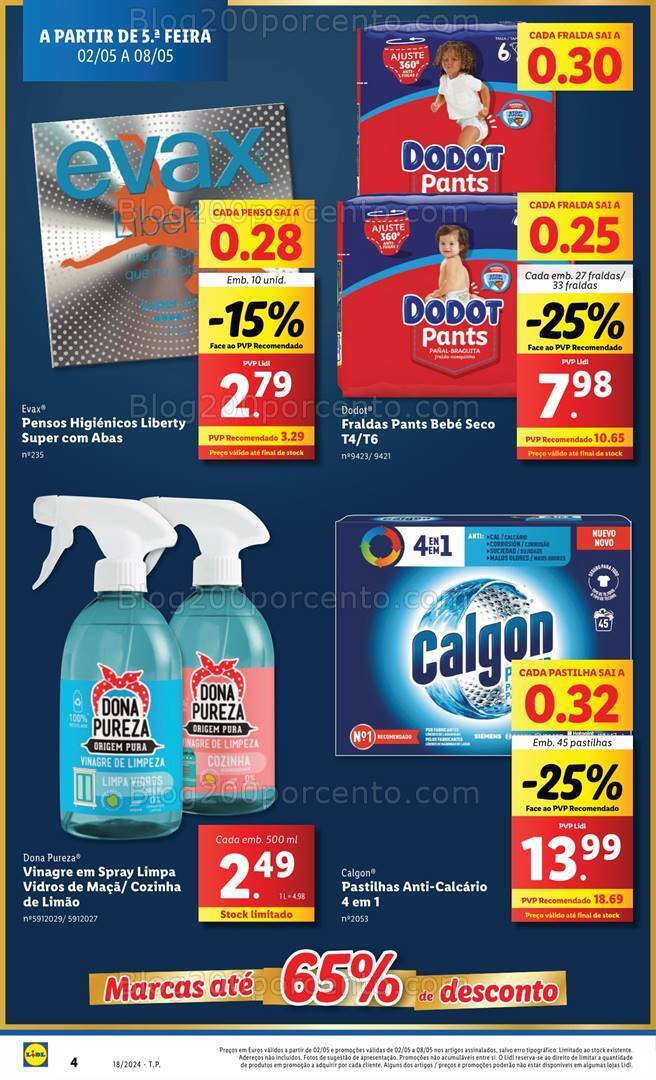Antevisão Folheto LIDL Promoções de 2 a 8 maio