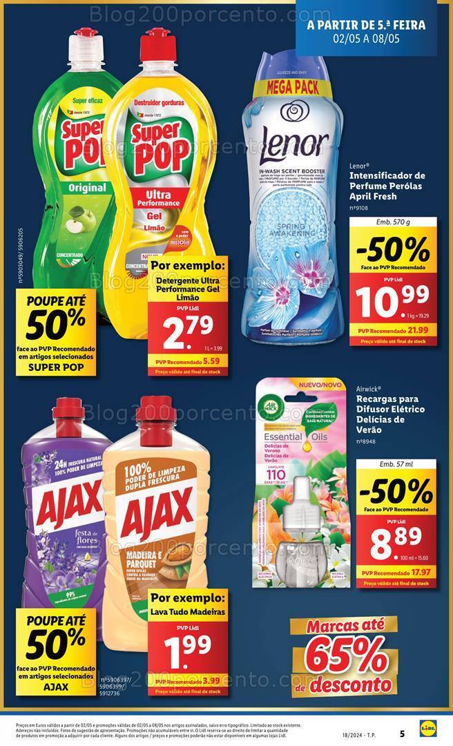 Antevisão Folheto LIDL Promoções de 2 a 8 maio