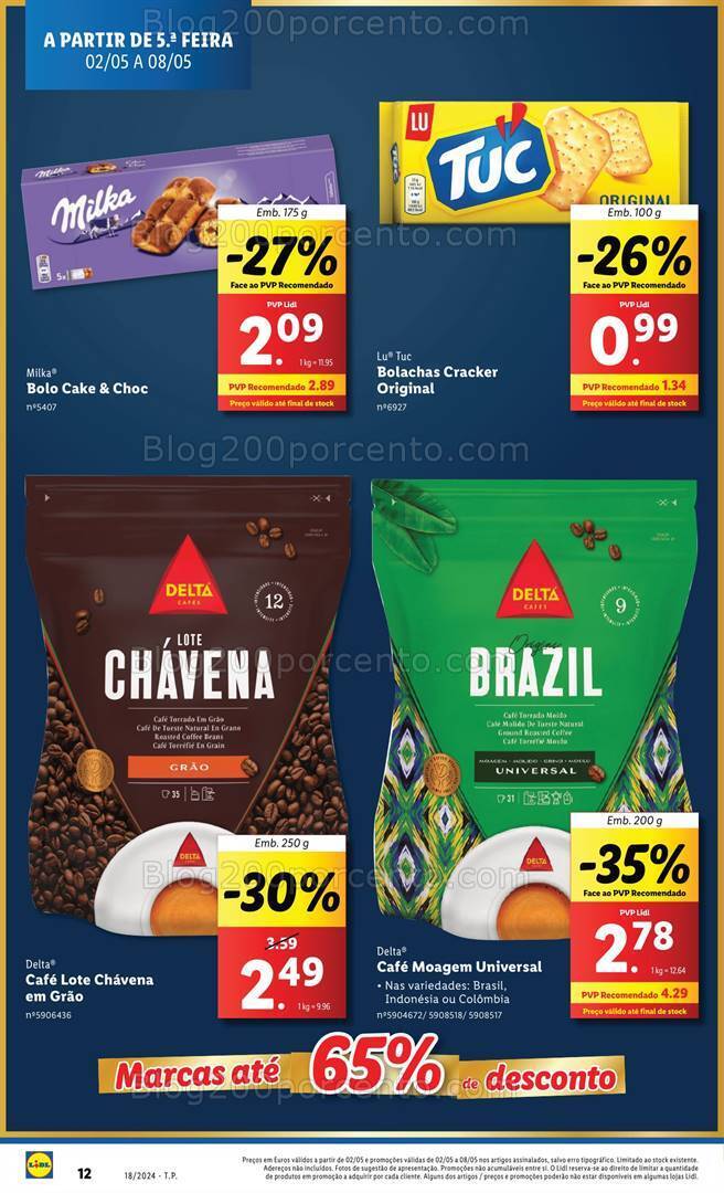 Antevisão Folheto LIDL Promoções de 2 a 8 maio