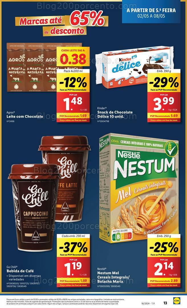 Antevisão Folheto LIDL Promoções de 2 a 8 maio