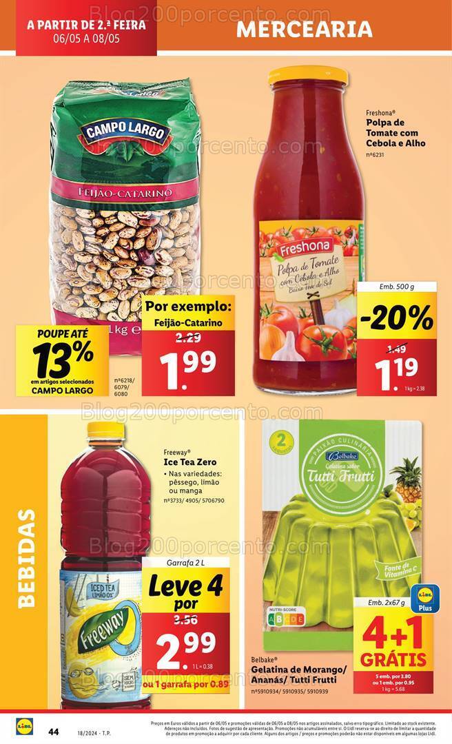 Antevisão Folheto LIDL Promoções de 2 a 8 maio