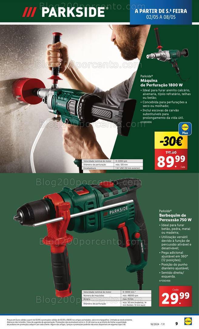 Antevisão Folheto LIDL Bazar Promoções a partir de 2 maio