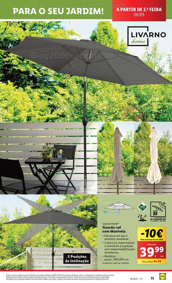 Antevisão Folheto LIDL Bazar Promoções a partir de 6 maio