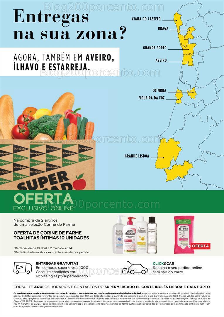 Antevisão Folheto EL CORTE INGLÉS Promoções de 19 abril a 2 maio