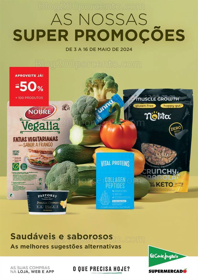 Antevisão Folheto EL CORTE INGLÉS Promoções de 3 a 16 maio